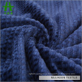 Mulinsen Textile AB Yarn Double Sided Plain Dye Jacquard Polyester Soft Velvet Fabric for Winter